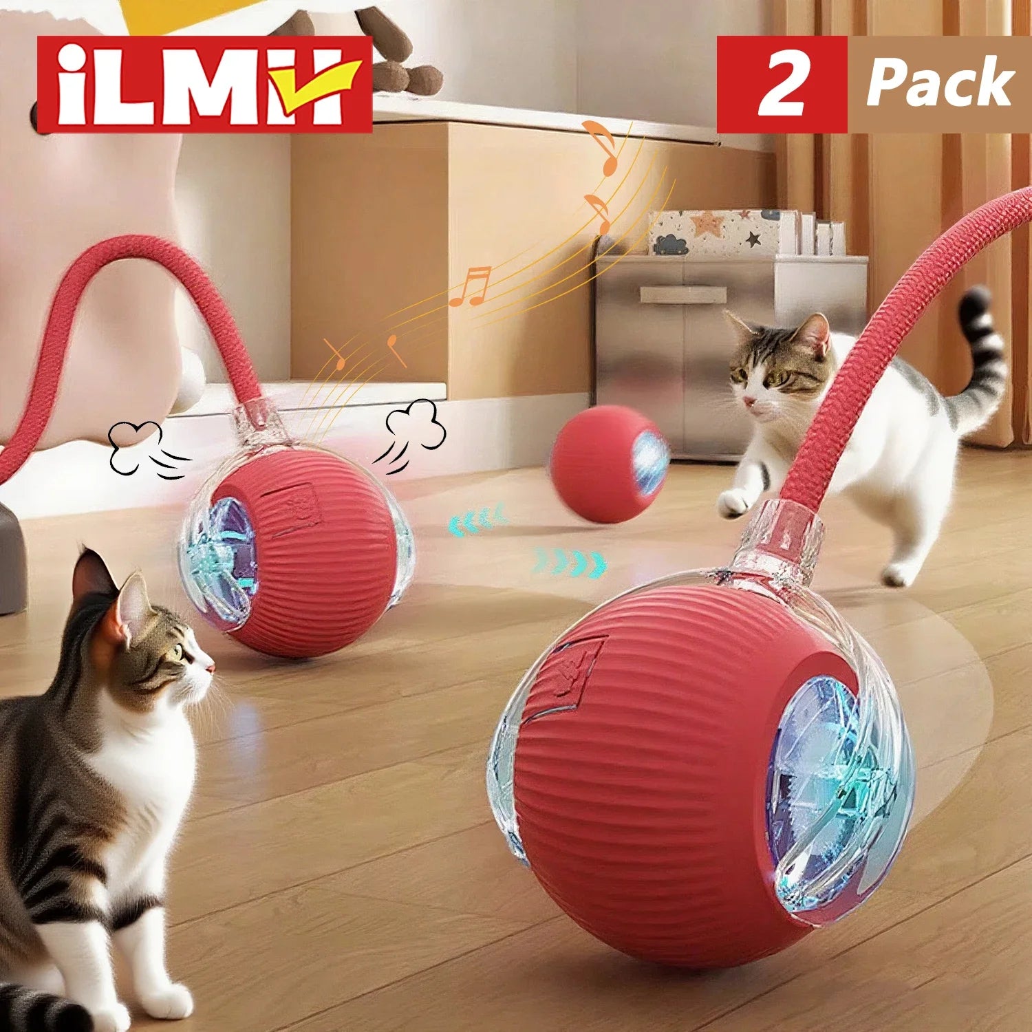 Naveri Smart Cat Toy Ball — Auto-Rolling, Tail-Chasing Fun That Never Gets Old