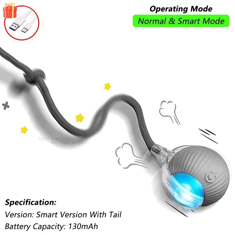 Naveri Smart Cat Toy Ball — Auto-Rolling, Tail-Chasing Fun That Never Gets Old