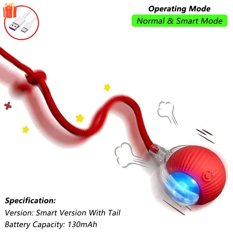 Naveri Smart Cat Toy Ball — Auto-Rolling, Tail-Chasing Fun That Never Gets Old